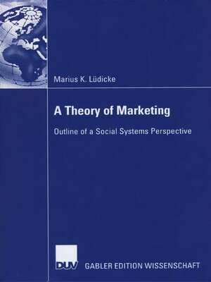 cover image of A Theory of Marketing